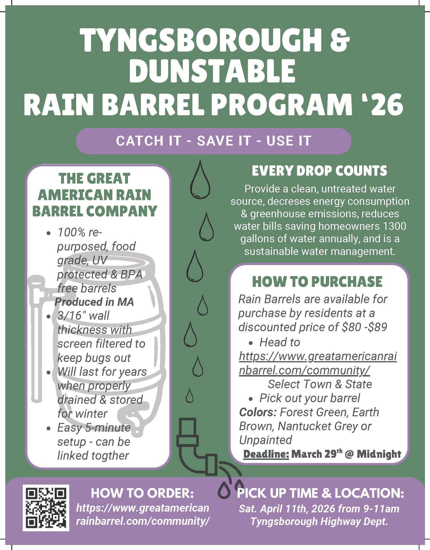 Tyngs_Duns Rain Barrel Program Flyer_2026